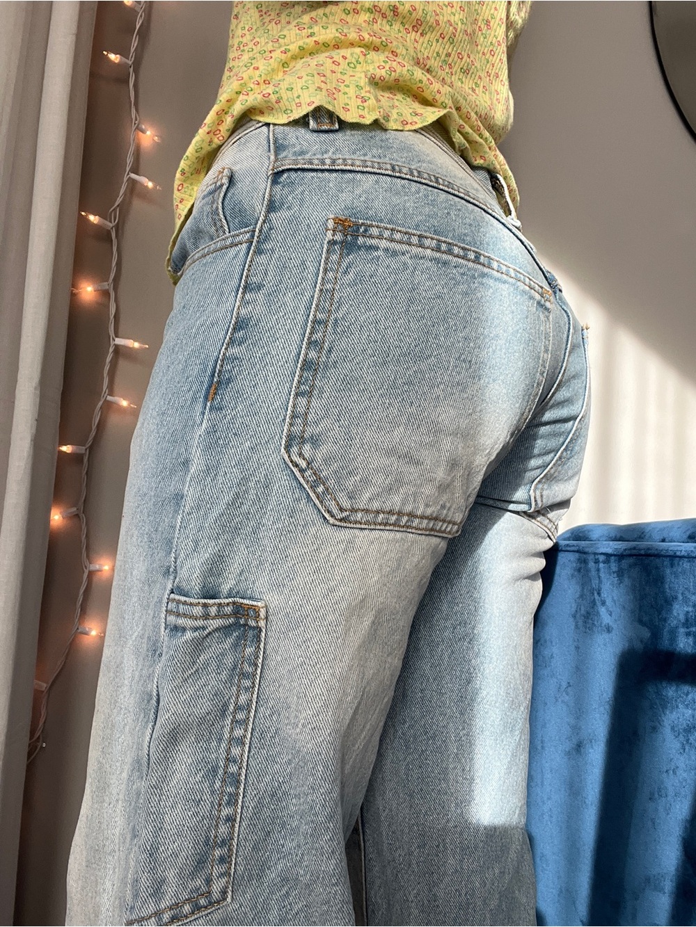brandy melville light wash gracie jeans